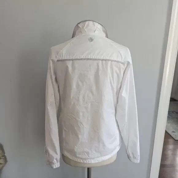 Women's Sunice Elena White Jacket Windbreaker Medium - Picture 4 of 6